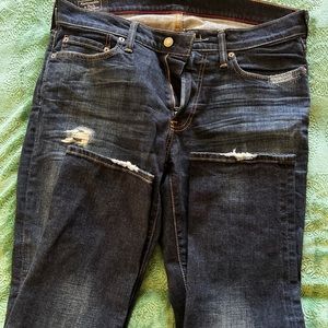 Abercrombie & Fitch Rustin Athletic Skinny Stretch Jeans (32 x 30)